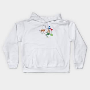 Texas Mermaid Kids Hoodie